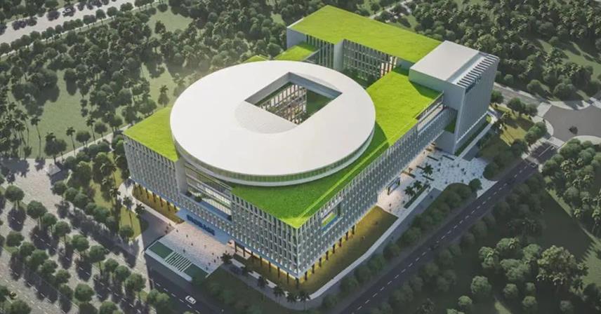 熱烈祝賀博科海南總部基地一期項(xiàng)目今日封頂